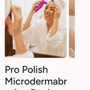 Pro Polish Microdermabrasion Device - Pink.